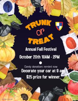 Fall Festival - Donations needed now